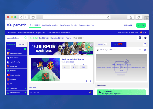 Superbetin screenshot